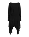 Manila Grace Midi Dresses In Black