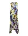 Manila Grace Woman Midi Dress Purple Size 6 Viscose