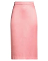 Manila Grace Woman Midi Skirt Salmon Pink Size 10 Viscose