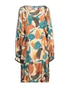 Manila Grace Short Dresses In Beige