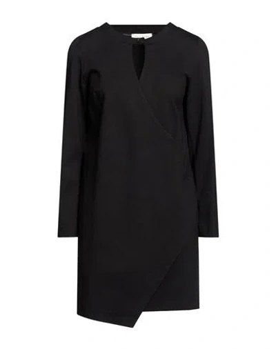 Manila Grace Woman Mini Dress Black Size 10 Viscose, Polyamide, Elastane