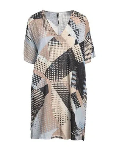 Manila Grace Woman Mini Dress Black Size 12 Polyester