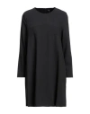 Manila Grace Woman Mini Dress Black Size 2 Polyester, Viscose, Elastane In Black
