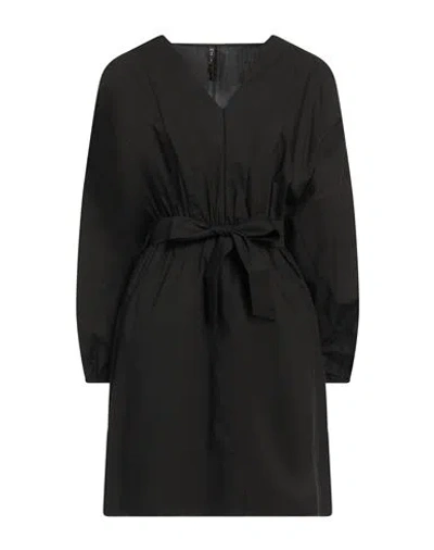 Manila Grace Woman Short Dress Black Size 6 Cotton