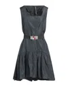 Manila Grace Short Dresses In Black