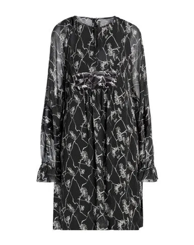 Manila Grace Woman Mini Dress Black Size 8 Polyester, Elastane