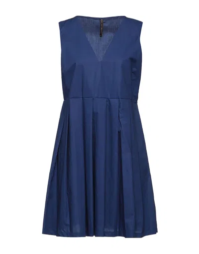 Manila Grace Short Dresses In Blue