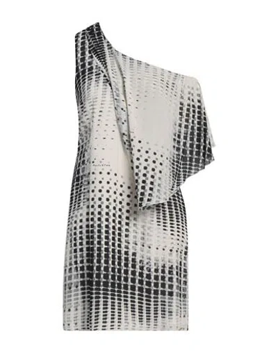 Manila Grace Woman Mini Dress Ivory Size 6 Viscose In White