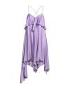 Manila Grace Woman Mini Dress Lilac Size 8 Viscose In Purple