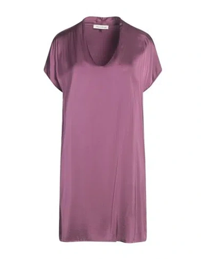 Manila Grace Woman Mini Dress Mauve Size 10 Viscose, Elastane