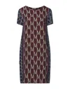 Manila Grace Short Dresses In Purple