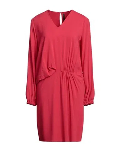 Manila Grace Woman Short Dress Red Size 8 Viscose