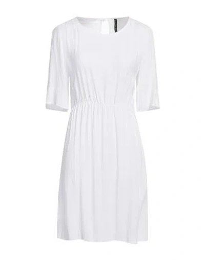 Manila Grace Woman Mini Dress White Size 4 Viscose