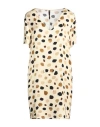 Manila Grace Woman Mini Dress Yellow Size 8 Viscose