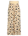 Manila Grace Woman Pants Beige Size 2 Viscose, Cotton, Elastane