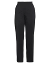 Manila Grace Woman Pants Black Size 8 Cotton, Nylon, Elastane In Black