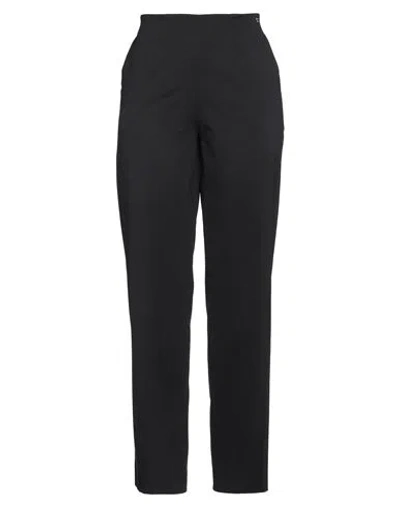 MANILA GRACE MANILA GRACE WOMAN PANTS BLACK SIZE 12 COTTON, NYLON, ELASTANE