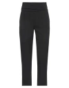 Manila Grace Woman Pants Black Size 2 Cotton, Elastane, Polyester