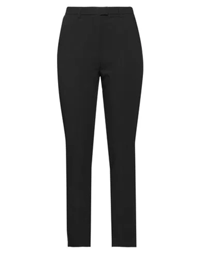 Manila Grace Woman Pants Black Size 2 Polyester, Viscose, Elastane