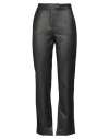 Manila Grace Woman Pants Black Size 8 Viscose, Polyamide, Elastane In Black