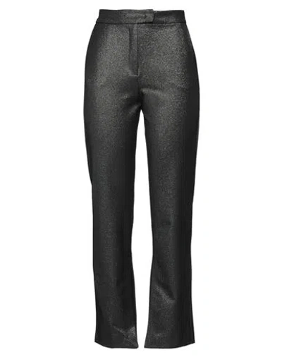 Manila Grace Woman Pants Black Size 8 Viscose, Polyamide, Elastane