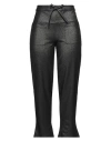 Manila Grace Woman Pants Black Size 6 Polyester, Viscose, Elastane In Black