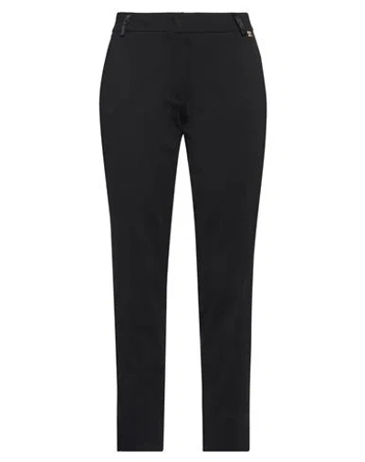 Manila Grace Woman Pants Black Size 8 Cotton, Nylon, Elastane