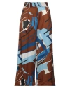 Manila Grace Woman Pants Brown Size 8 Viscose In Brown