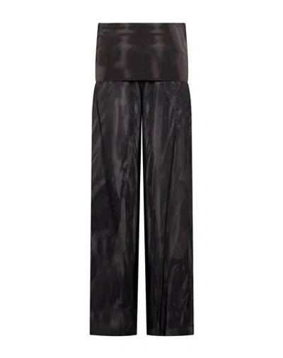 Manila Grace Woman Pants Charcoal Size 4 Viscose In Grey
