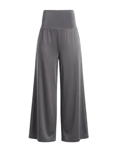 Manila Grace Woman Pants Charcoal Size 4 Viscose In Grey