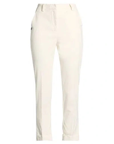 Manila Grace Woman Pants Cream Size 4 Cotton, Elastane In Pink