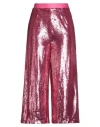 Manila Grace Woman Pants Fuchsia Size 10 Polyester In Pink