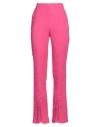 Manila Grace Woman Pants Fuchsia Size 2 Polyester In Pink