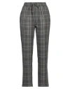 Manila Grace Woman Pants Grey Size 6 Viscose, Wool