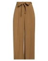 Manila Grace Woman Pants Khaki Size 6 Viscose In Beige