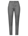 Manila Grace Woman Pants Lead Size 2 Linen In Grey