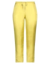 Manila Grace Woman Pants Acid Green Size 10 Viscose In Green