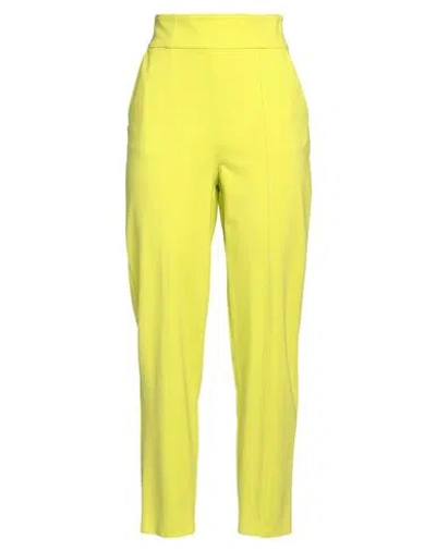 Manila Grace Woman Pants Lime Green Size 10 Viscose, Polyamide, Elastane