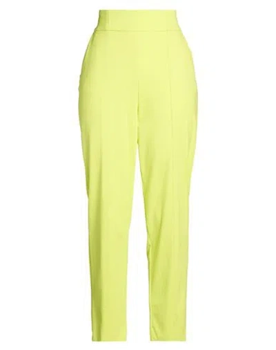 Manila Grace Woman Pants Lime Green Size 8 Cotton