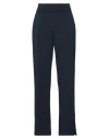 Manila Grace Woman Pants Midnight Blue Size 10 Polyester, Elastane, Cotton In Blue