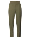 Manila Grace Woman Pants Military Green Size 6 Cotton, Elastane, Polyester