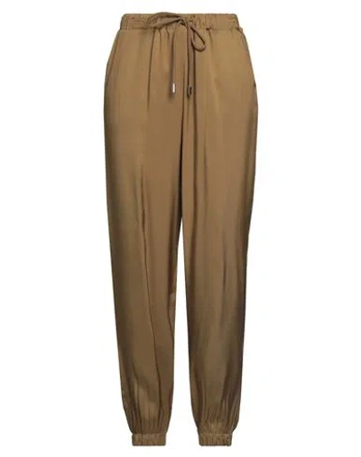 Manila Grace Woman Pants Military Green Size 10 Viscose
