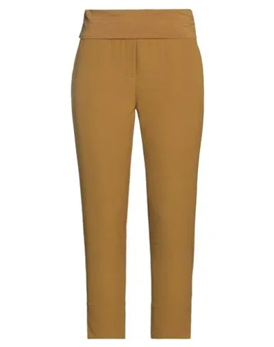Manila Grace Woman Pants Military Green Size 8 Cotton, Elastane