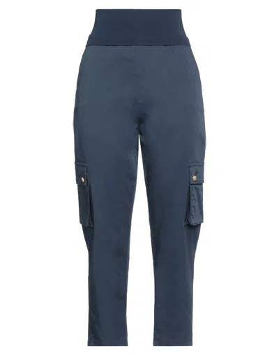 Manila Grace Pants In Navy Blue