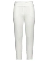 Manila Grace Woman Pants Off White Size 6 Polyester, Elastane, Cotton