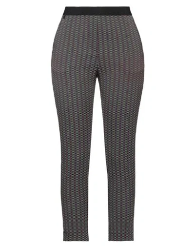 Manila Grace Woman Pants Mauve Size 4 Polyester, Polyamide, Elastane In Purple