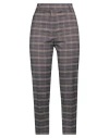 Manila Grace Woman Pants Purple Size 4 Polyester, Viscose, Elastane