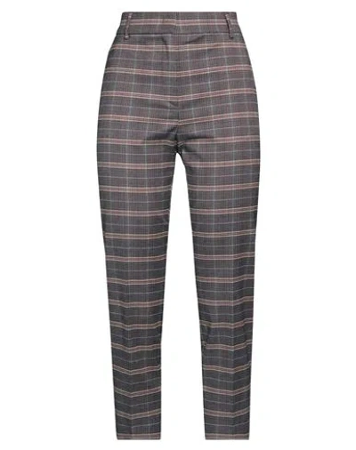 Manila Grace Woman Pants Purple Size 4 Polyester, Viscose, Elastane