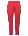Manila Grace Woman Pants Red Size 3 Cotton, Polyester In Red