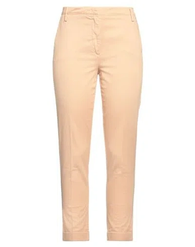 MANILA GRACE MANILA GRACE WOMAN PANTS SAND SIZE 8 COTTON, ELASTANE